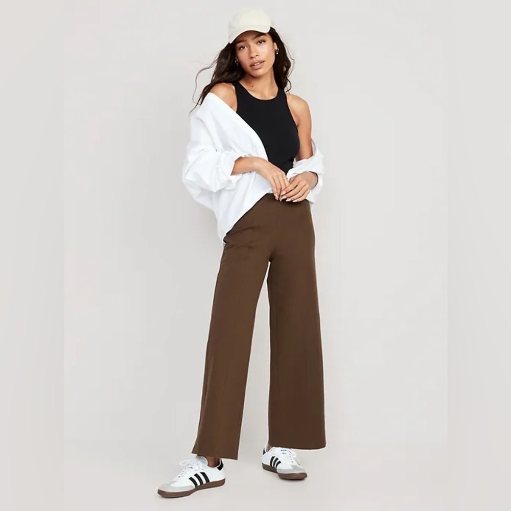 Old Navy High-Waisted Pull-On Pixie Super
Wide-Leg Pants